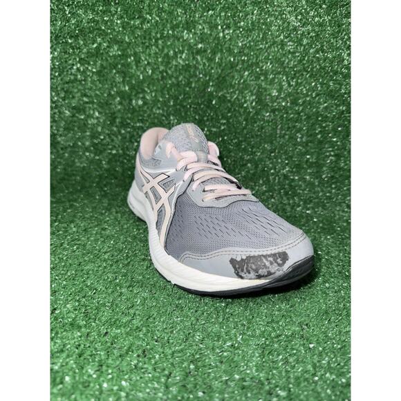 ASICS Gel Contend 7 Women Size 7.5 Wide Gray Pink Athletic Sneaker Running Shoe - Picture 5 of 10